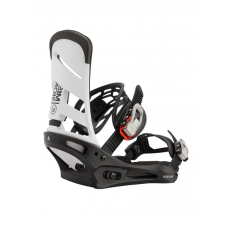 Fijaciones snowboard Burton Mission White Black